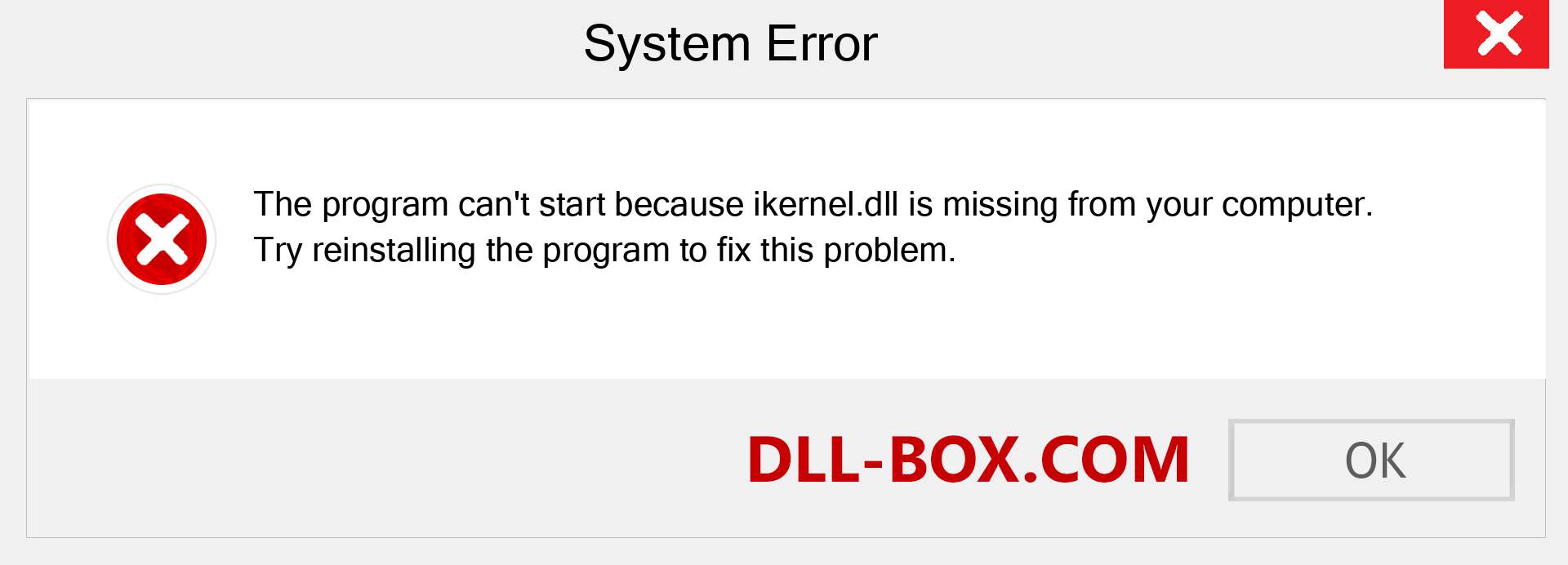  ikernel.dll file is missing?. Download for Windows 7, 8, 10 - Fix  ikernel dll Missing Error on Windows, photos, images